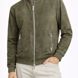 Giubbotto baseball green