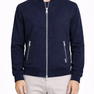 Giubbotto baseball blu
