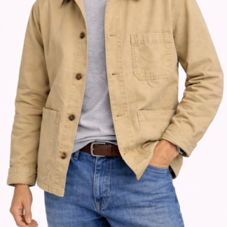 Chore jacket camel