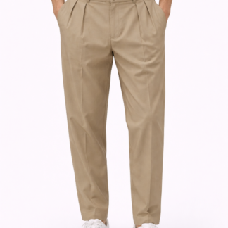 Pantalone capri beige