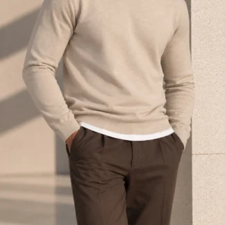 Girocollo zurich beige