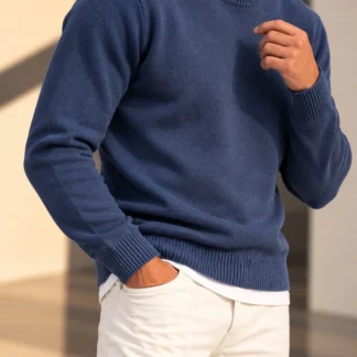 Girocollo bristol blue