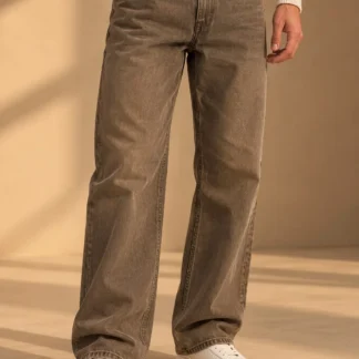 Jeans brown mule